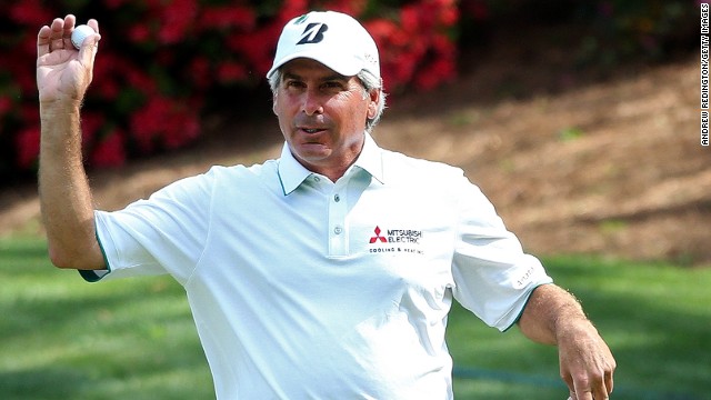 Fred Couples completed a second consecutive round of 71 to finish on two under par after 36 holes. The 1992 champion is as popular as ever with the galleries at Augusta National. 