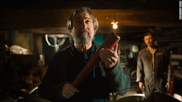 Robert De Niro is the patriarch of a murderous clan in the 2013 dark comedy "The Family."