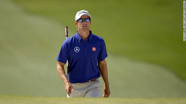 But it looks like there will be no repeat for Adam Scott. The 2013 champion fell well off the pace. 