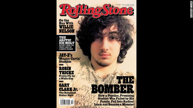 The August 2013 cover of Rolling Stone featuring Tsarnaev sparked a backlash against the magazine.