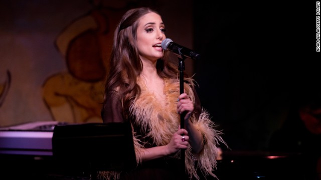 Alexa Ray Joel, seen April 4 at the Cafe Carlyle, collapsed on the closing night of her two-week run at the venue.