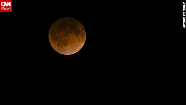 CNN iReporter <a href='http://ireport.cnn.com/docs/DOC-1120753'>Dan Huntley</a> mostly does landscape and travel photography, but he turned his camera to the sky for this shot of the "blood moon" over Dallas. Huntley has seen eclipses before but not a blood moon. He described it as being "quite amazing." 