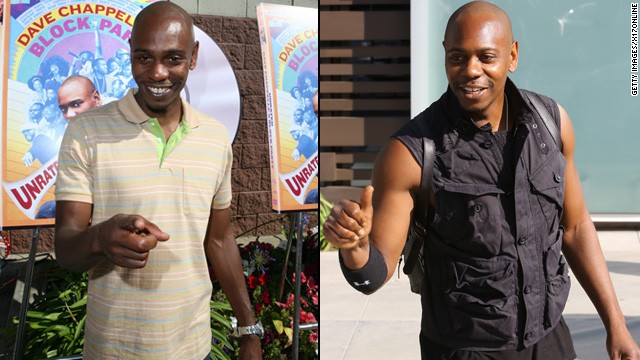 On April 15, Dave Chappelle was spotted leaving Live Nation's offices in Los Angeles carrying some extra muscle. Apparently, the comedian has been spending his free time in the gym. 