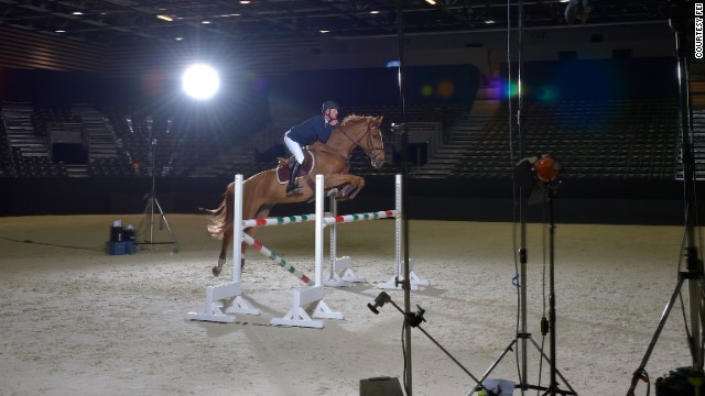 The FEI's Director of Dressage, Trond Asmyr, hoped to create images which would help newcomers to equestrian sport to understand ballet's similarity to dressage, as well as jumping. 