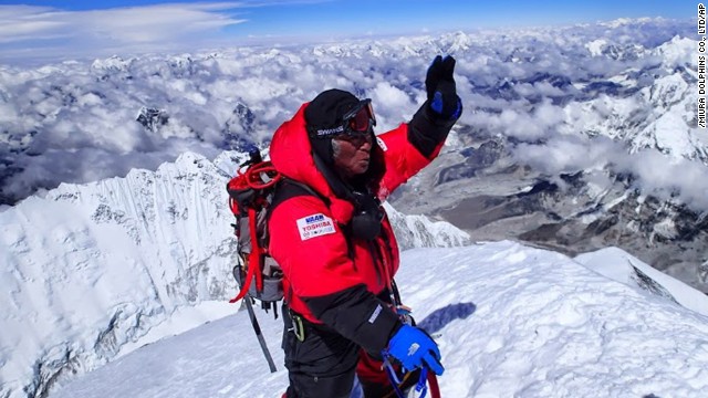 Yuichiro Miura became the oldest person to summit Everest, on May 23, 2013, at the age of 80. 