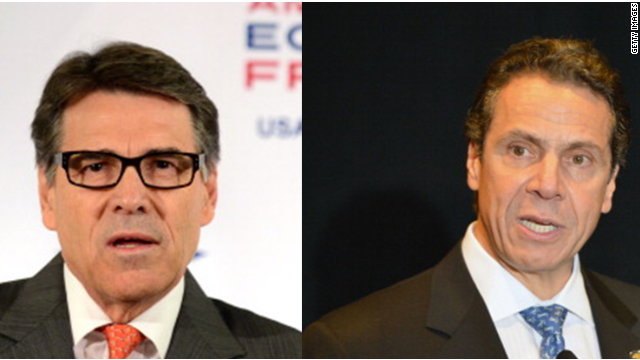 Rick Perry challenges Andrew Cuomo to debate