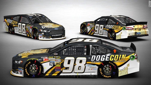 Dogecoin goes to NASCAR
