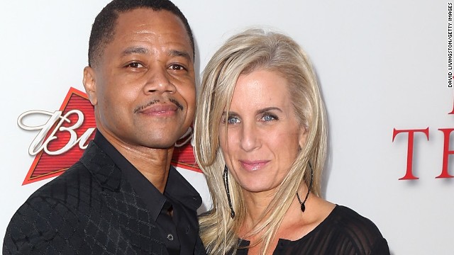 After 20 years of marriage, Cuba Gooding Jr. and his wife, Sara Kapfer, have split up. The actor's wife filed for legal separation on April 21. According to <a href='http://www.tmz.com/2014/04/22/cuba-gooding-jr-divorce/' >TMZ</a>, the pair were high school sweethearts who went on to have three children together. 
