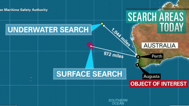 Australia recupera un "objeto de interés" en la búsqueda del vuelo 370