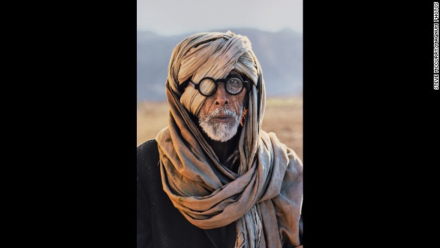 An Afghan refugee in Baluchistan, 1981.