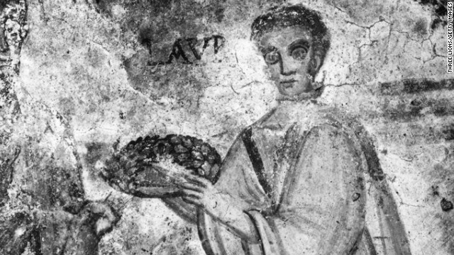 St. Lawrence is the patron saint of cooks, for a macabre reason. Legend has it that when Lawrence was burnt at the stake he taunted his torturers by saying, "Turn me over, I'm well done!" 