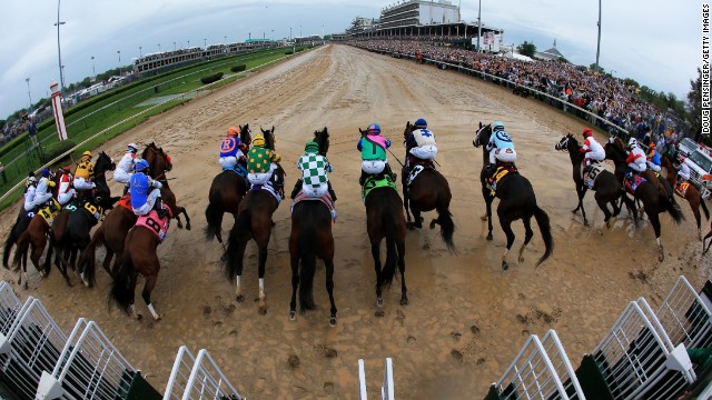 A crowd of 150,000 is expected to flock to Churchill Downs to see the field leave the stalls for the 140th Kentucky Derby.