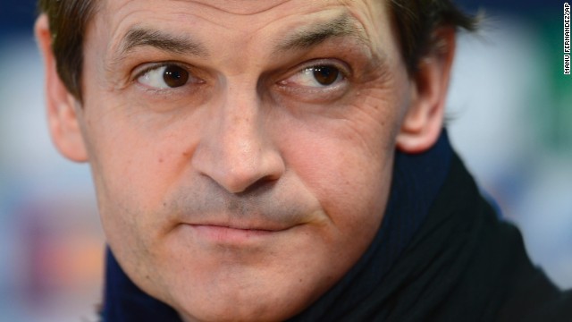 Former Barcelona soccer coach Tito Vilanova, who had been battling cancer, died at the age of 45, the club announced April 25.