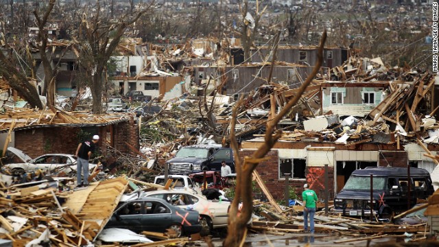 <strong>7.</strong> The <a href='http://www.cnn.com/2012/05/17/us/impact-joplin-tornado-anniversary/index.html' target='_blank'>tornado that struck Joplin, Missouri</a>, on May 22, 2011, killed 158 people and injured more than 1,000. The storm packed winds in excess of 200 mph and was on the ground for more than 22 miles.