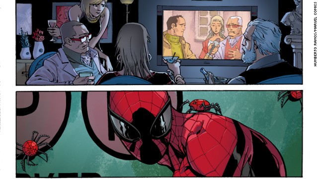 More detail from "Amazing Spider-Man" #1.