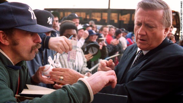 The late New York Yankees owner George Steinbrenner was suspended from baseball for making illegal campaign contributions to Richard Nixon in 1974. He was banned for life in 1990 after paying a gambler $40,000 to get damaging information about a player, but Major League Baseball reinstated him three years later.