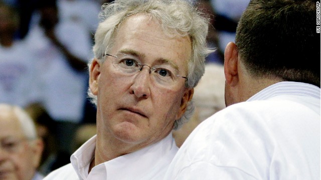 The NBA slapped Aubrey McClendon, partial owner of the Oklahoma City Thunder, with a $250,000 fine in 2007 after he told an Oklahoma newspaper that he hoped to move the team, then known as the Seattle SuperSonics, to Oklahoma.