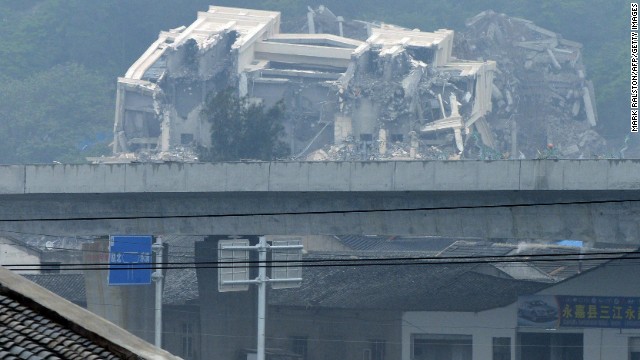 The Sanjiang Church in Wenzhou had been demolished by April 28.