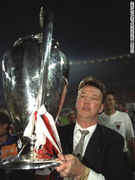 Van Gaal made a name for himself as a manager at Ajax, leading the Dutch club to a whole host of trophies including three Eredivisie titles, the UEFA Cup and the Champions League.