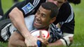 aisale Serevi of Fiji in action during their semi final win over New Zealand during the Credit Suisse First Boston Hong Kong Sevens being played at the Hong Kong Stadium, Hong Kong.