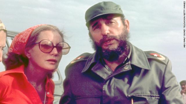 Walters interviewed Cuban President Fidel Castro as they crossed the Bay of Pigs for an ABC News Special that aired on June 9, 1977. 