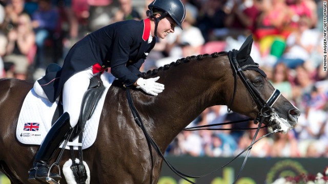 Dujardin describes the relationship between horse and rider as like a marriage, calling her mount Valegro "my best friend."