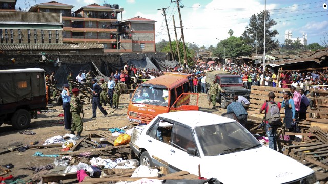 Security forces secure the scene in Nairobi. The travel alerts from Western governments had warned of a "high threat" of terrorist attacks.