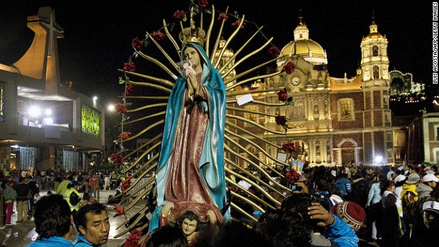 No one does Virgin Mary devotion like Mexicans, 84% of whom are Catholic. Our Lady of Guadalupe, Mexico's patron saint, is venerated at the Basilica of Guadalupe in Mexico City in an annual celebration.