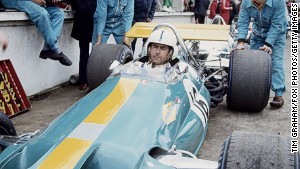 Jack Brabham in a Brabham BT33 in 1970, his final year in F1.