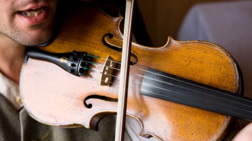 Traditional fiddle music in Cape Breton has deep Scottish roots.