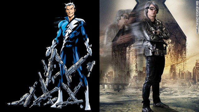 Evan Peters portrays the lightning fast Quicksilver for the first time (a role also played by Aaron Taylor-Johnson in the upcoming "Avengers: Age of Ultron").