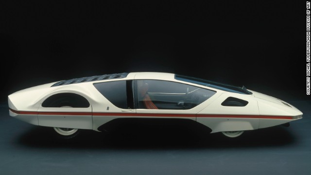 In the late 1960s, designer Carrozzeria Pininfarina joined the industry trend to create the "ultimate wedge." His creation measures 37 inches high.