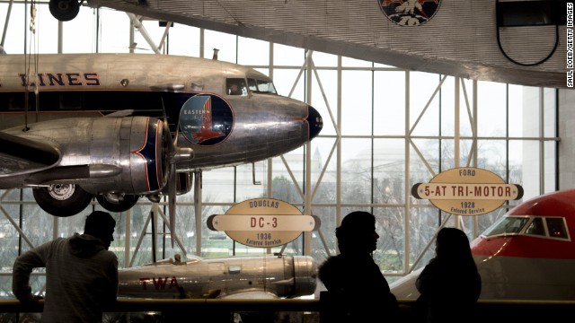 The Smithsonian National Air and Space Museum in Washington received almost 7 million visitors in 2013.