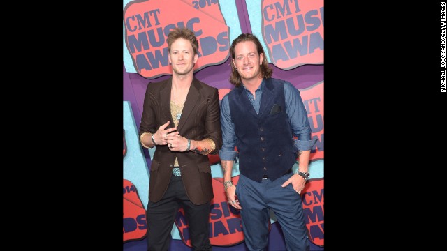 Brian Kelley, left, and Tyler Hubbard of Florida Georgia Line