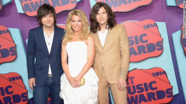 From left, Neil Perry, Kimberly Perry and Reid Perry of The Band Perry