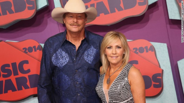 Alan Jackson and Denise Jackson