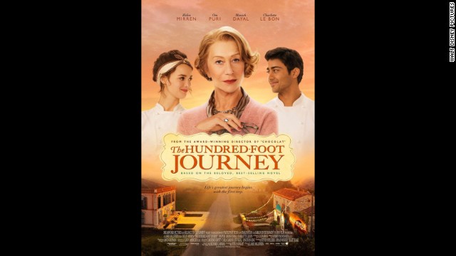 <strong>"The Hundred-Foot Journey" </strong>(August 8): Helen Mirren stars as eccentric French chef Madame Mallory, who competes with an Indian family that opens a restaurant close by. Oprah Winfrey produces. 