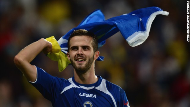 Miralem Pjanic is a gifted midfield playmaker who received high praise for his role in Roma's impressive second-place finish in Italy's Serie A.