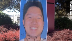 An image of Seattle shooting victim Paul Lee was posted on the Seattle Pacific University campus. 