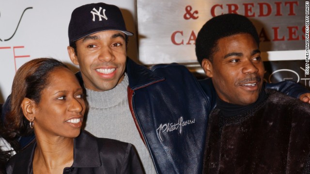 Morgan's acting career branched out from television to include movie titles such as "30 Years To Life." Director Vanessa Middleton, left, appeared with Allen Payne and Morgan at the premiere on March 27, 2002. 