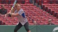 Brooke Baldwin competes at Fenway