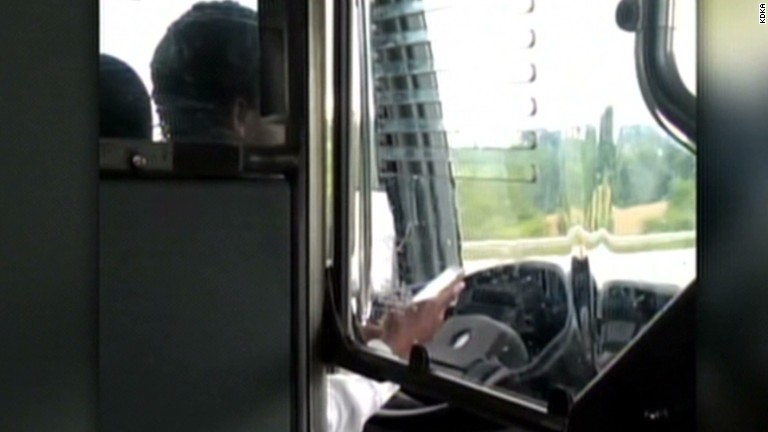 Bus Driver Caught On Camera Texting Video