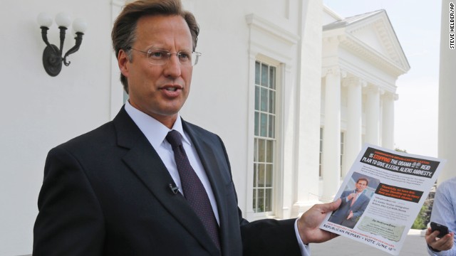 Dave Brat makes first post-primary campaign stop