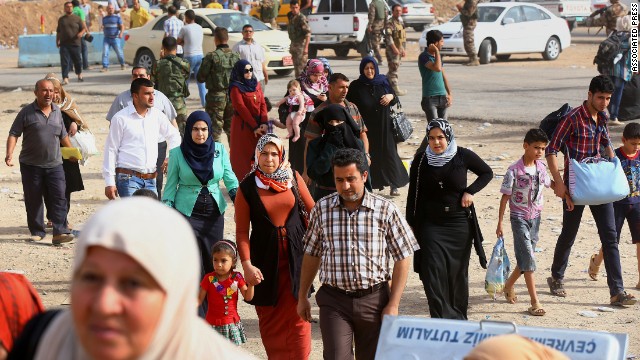 More than 1 million people have been displaced by fighting in Iraq so far this year.