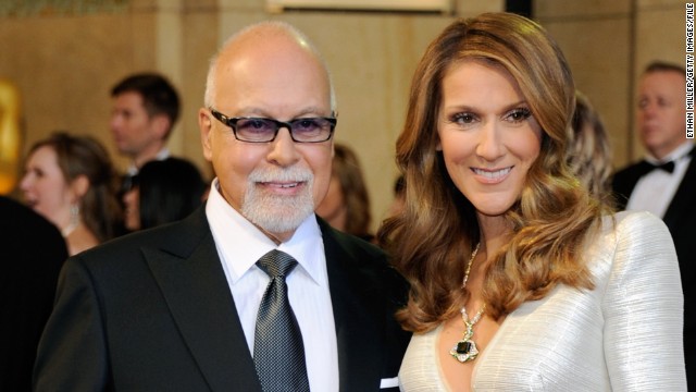 Rene Angelil and his wife, Celine Dion, here at the Oscars in 2011, first met when she was a teenager.