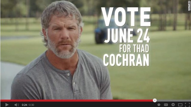 Brett Favre turns out for Thad Cochran in new ad