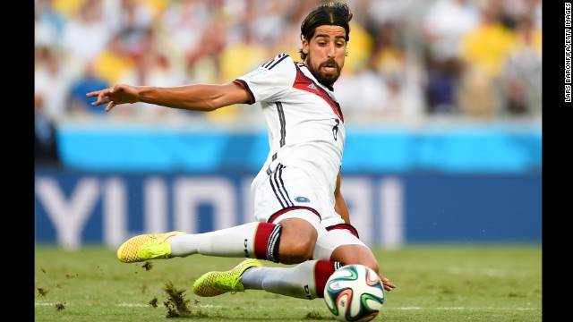  Sami Khedira of Germany in action during the match. 