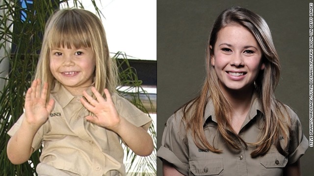 The late Steve Irwin's teen daughter, Bindi, is growing up to be quite the conservationist. She's also advising girls her age to dress more conservatively. See how these other child stars have turned out: