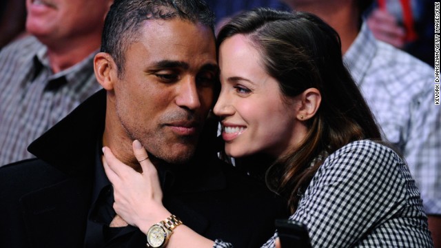 After five years of romance, Rick Fox and Eliza Dushku parted ways. It seems it was distance that came between the former basketball star and the "Buffy the Vampire Slayer" actress -- <a href='http://www.bostonglobe.com/lifestyle/names/2014/06/21/eliza-dushku-separated-from-rick-fox-moves-back-home/A8eGeAv8myP2fq8NgeTWKI/story.html' target='_blank'>Dushku told The Boston Globe</a> that "Rick's an L.A. guy and I'm a Boston girl." As a result, she has moved back to Beantown and plans to eventually enroll in college. 