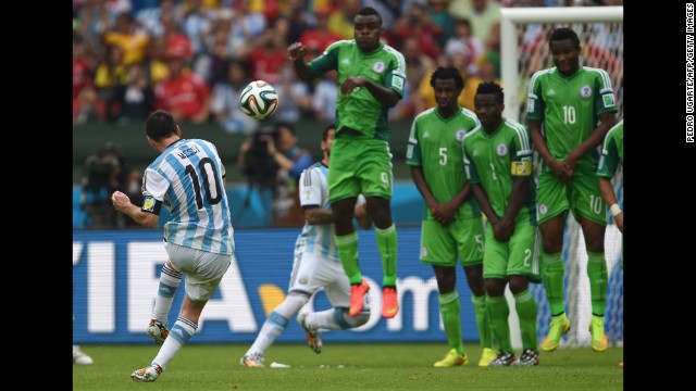 Lionel Messi scored twice during Argentina's 3-2 victory over Nigeria. The Barcelona forward was in unstoppable form but Nigeria refused to yield with Ahmed Musa hitting a double of his own. The five-goal thriller ended with both teams progressing into the last 16.